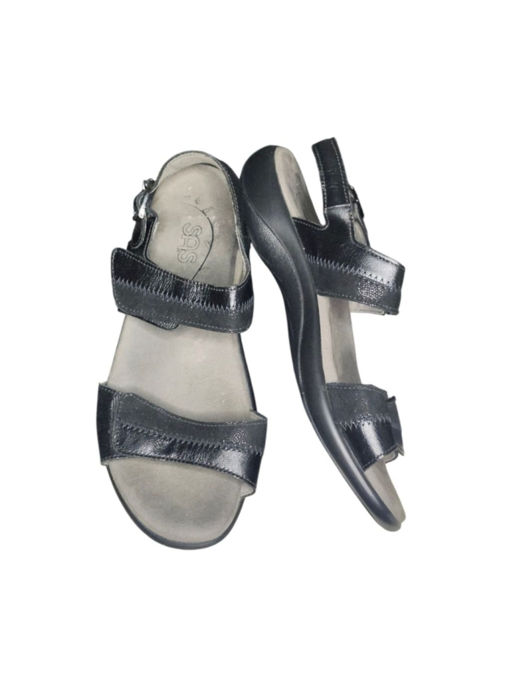 Women's SAS Black Sandals Size 7